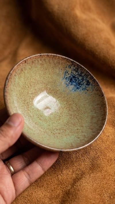 Celadon bowl in stoneware